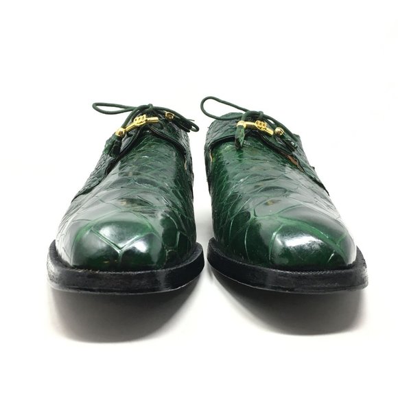 Mauri Oxfords Shoes Size 15 Green Full Alligator main image 5